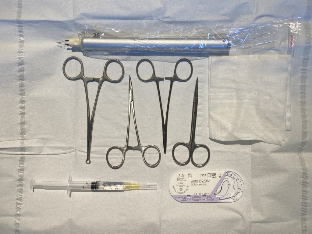 vasectomy tray